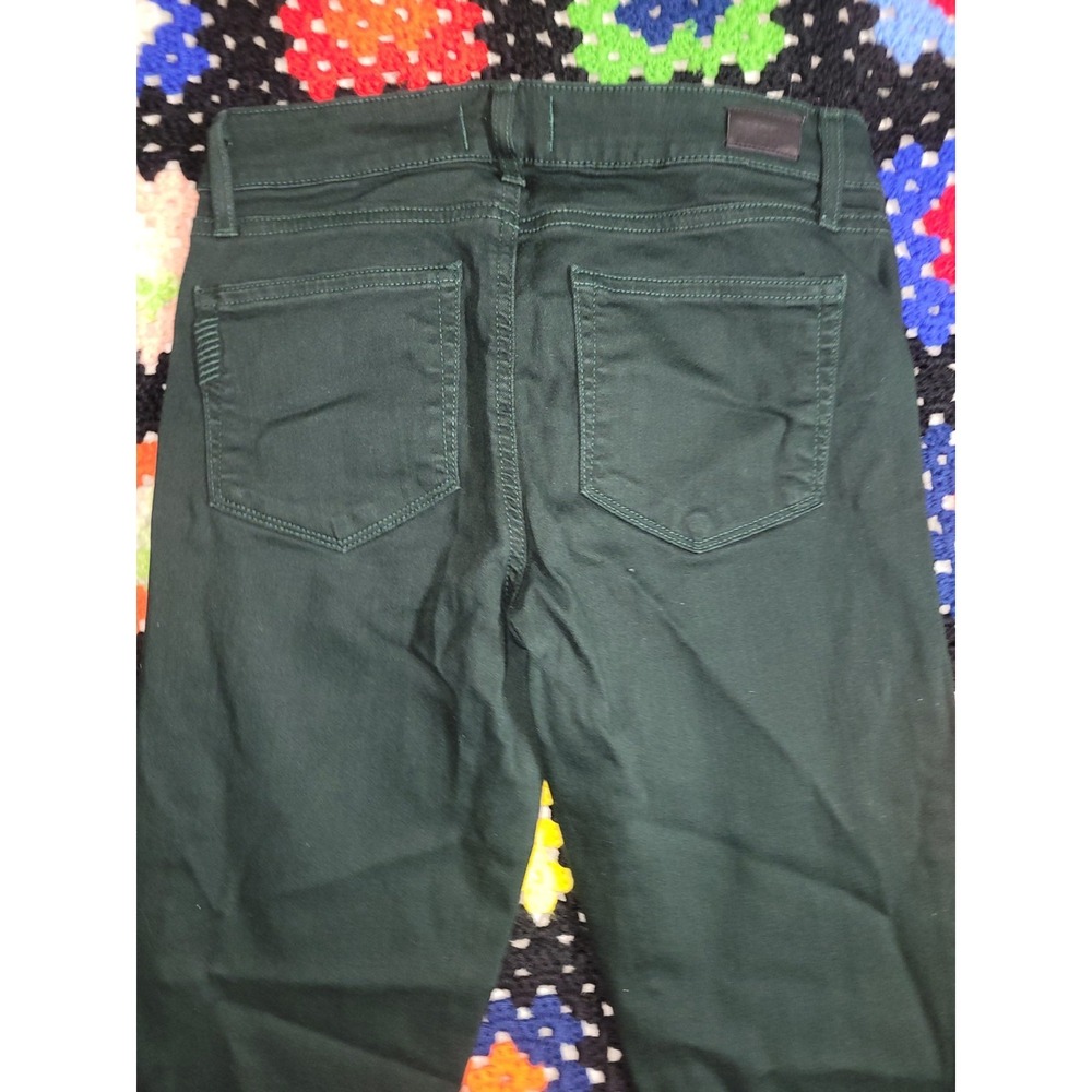 Paige‎ Jeans Verdugo Green Ankle Skinny Stretch Cotton Blend Women's 27 - Picture 13 of 16